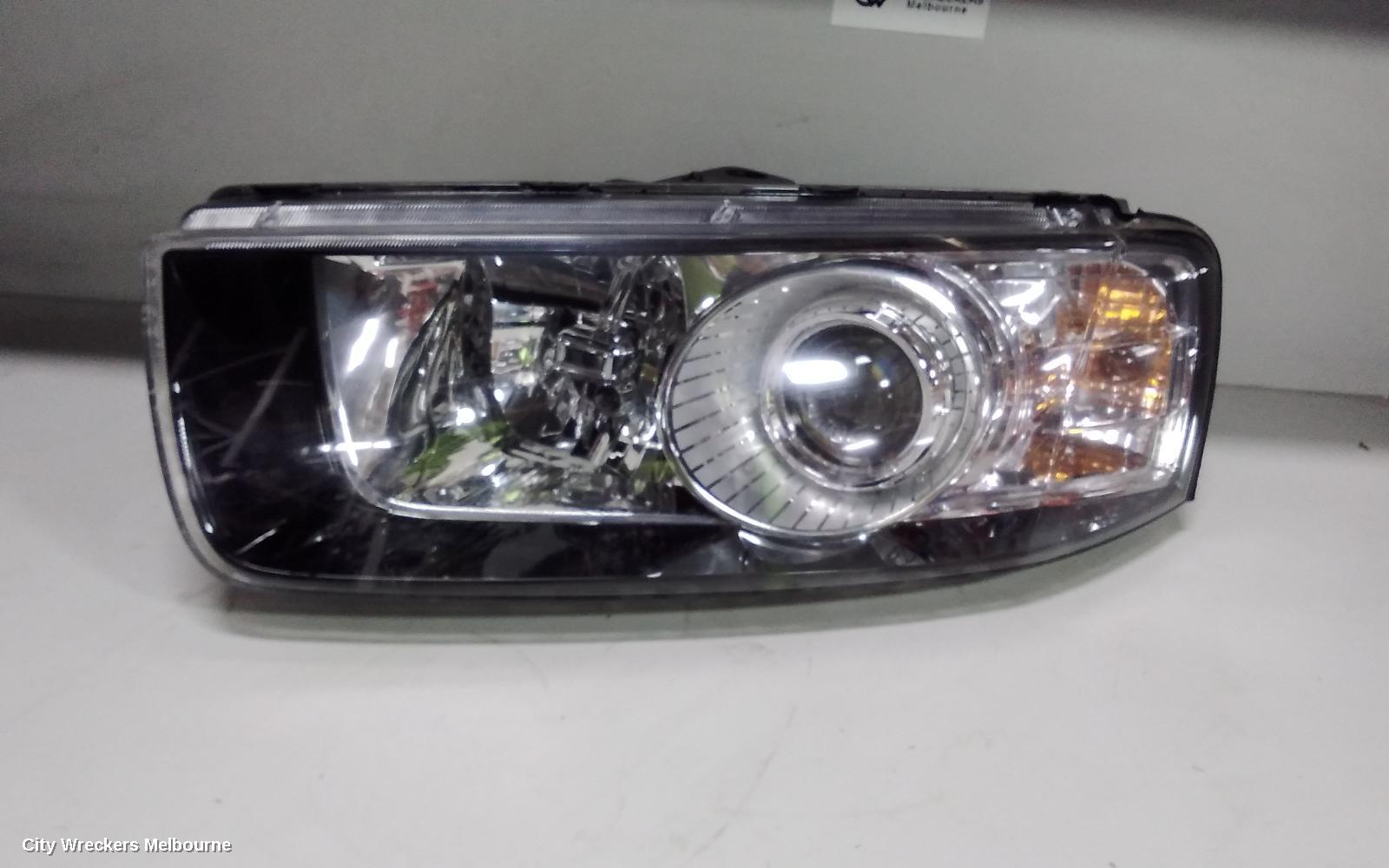 HOLDEN CAPTIVA LEFT HEADLAMP, CG, CAPTIVA 7 (4TH VIN = C), GREY SURROUND, 01/2011 - 09/2015