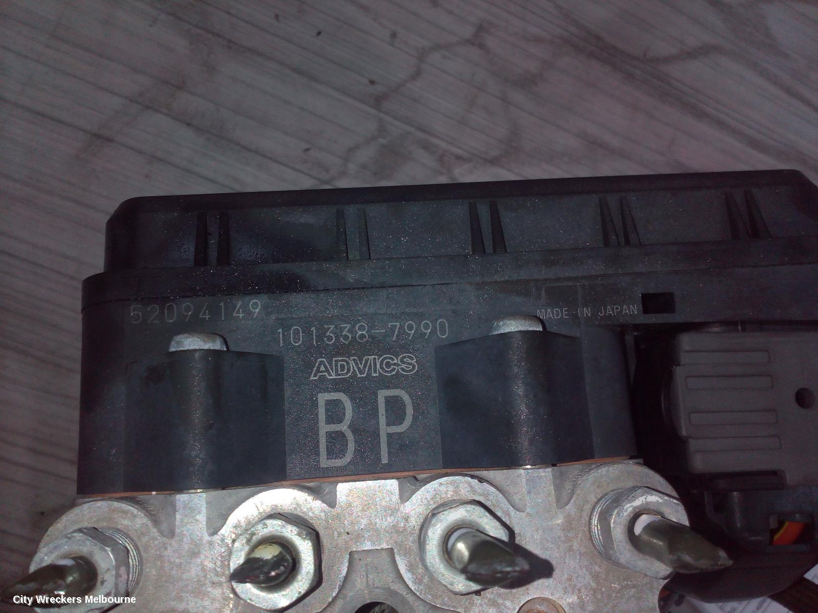 HOLDEN COLORADO ABS PUMP/MODULATOR, RG/RG7, P/N 1013387990, 01/2012 - 12/2020