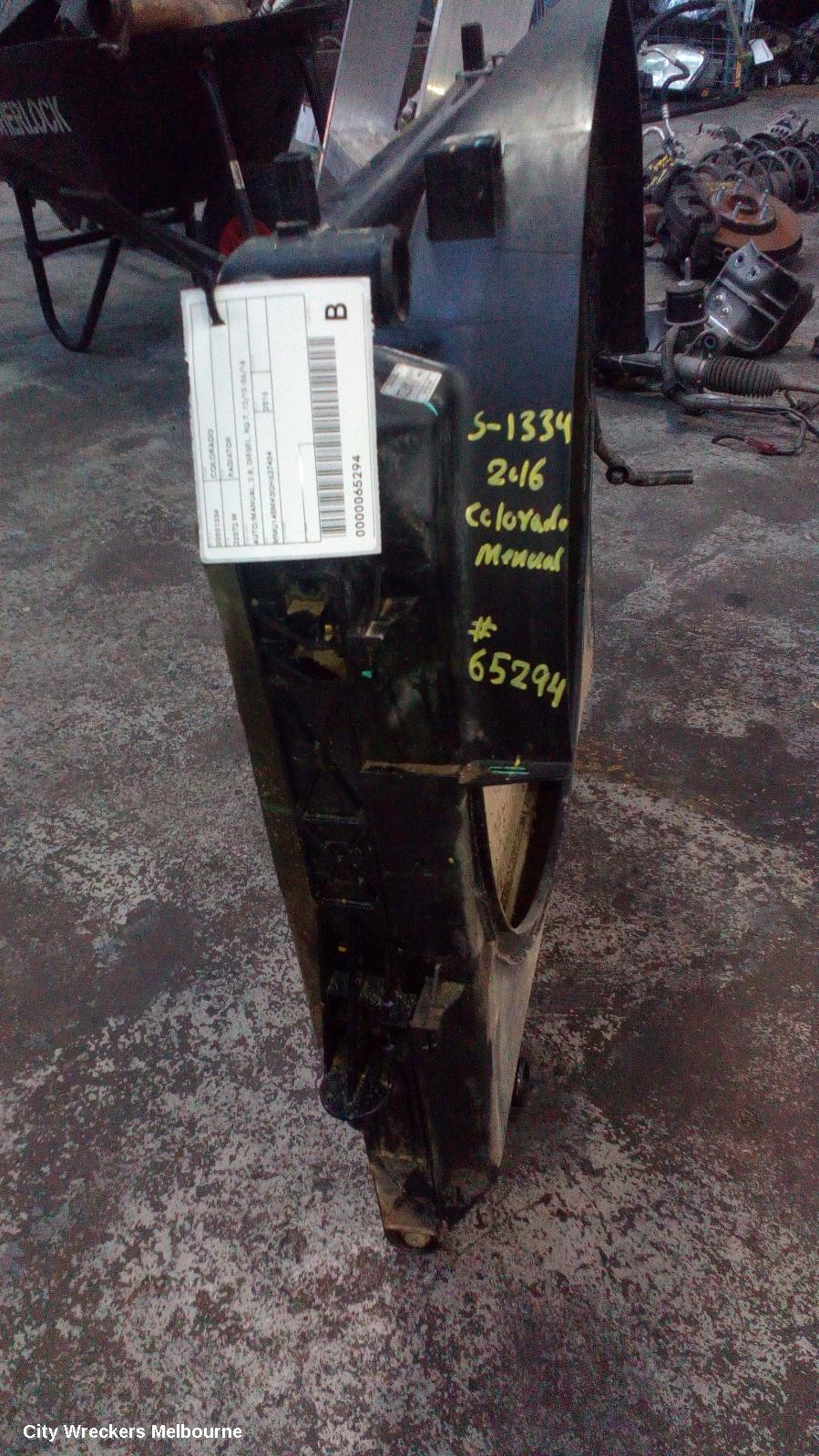 HOLDEN COLORADO RADIATOR, AUTO/MANUAL, 2.8, DIESEL, RG 7, 12/2012 - 06/2016