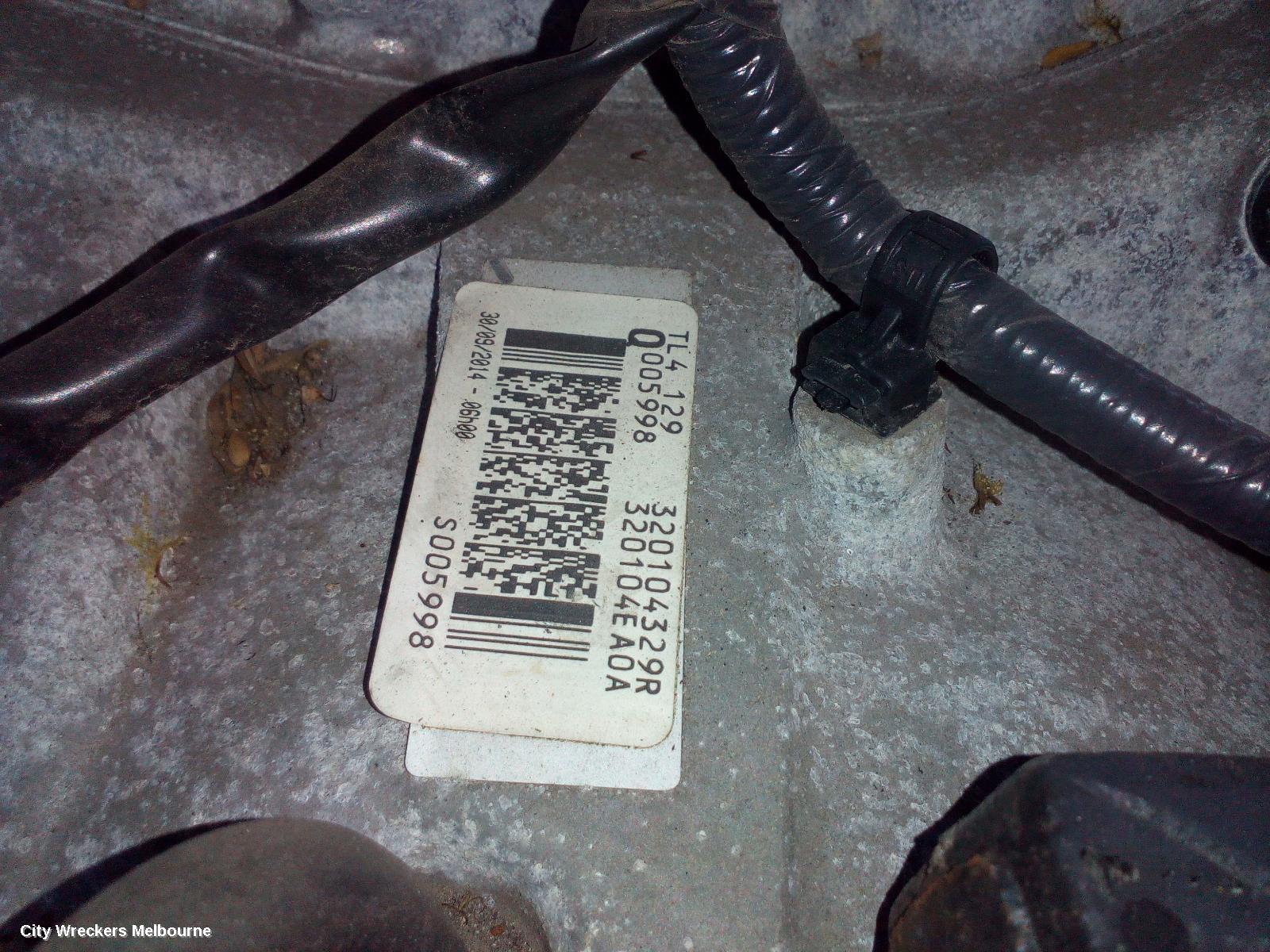 NISSAN QASHQAI TRANS/GEARBOX, MANUAL, PETROL, 2.0, J11, 06/2014 ONWARDS