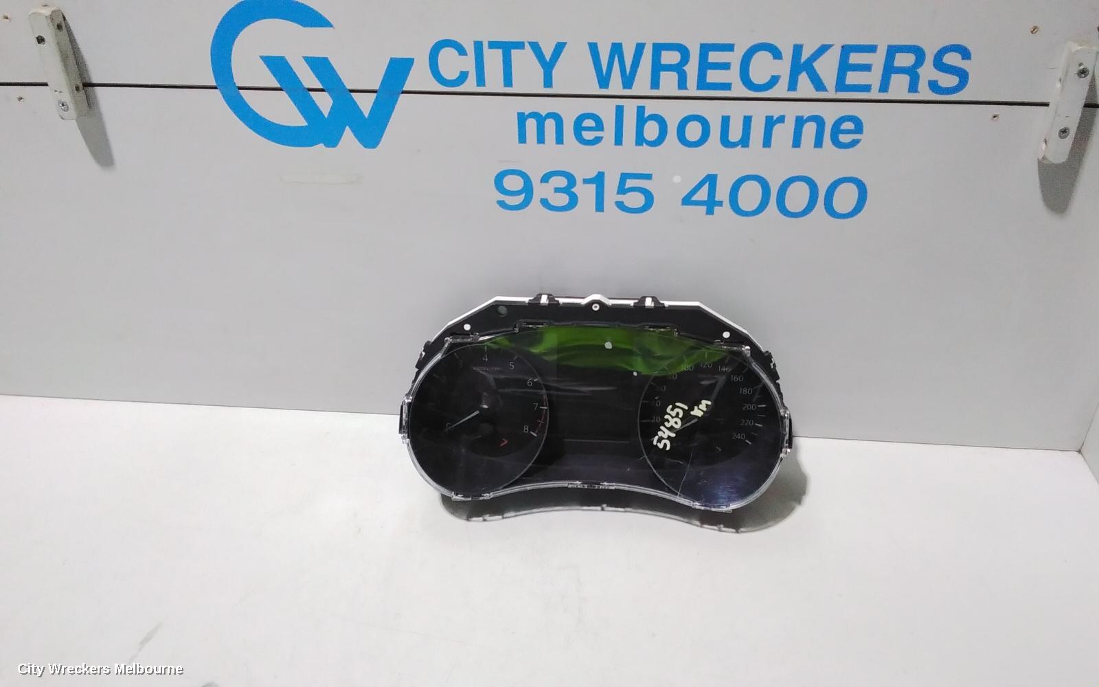 NISSAN QASHQAI INSTRUMENT CLUSTER, PETROL, MANUAL T/M, J11, 06/2014 ONWARDS