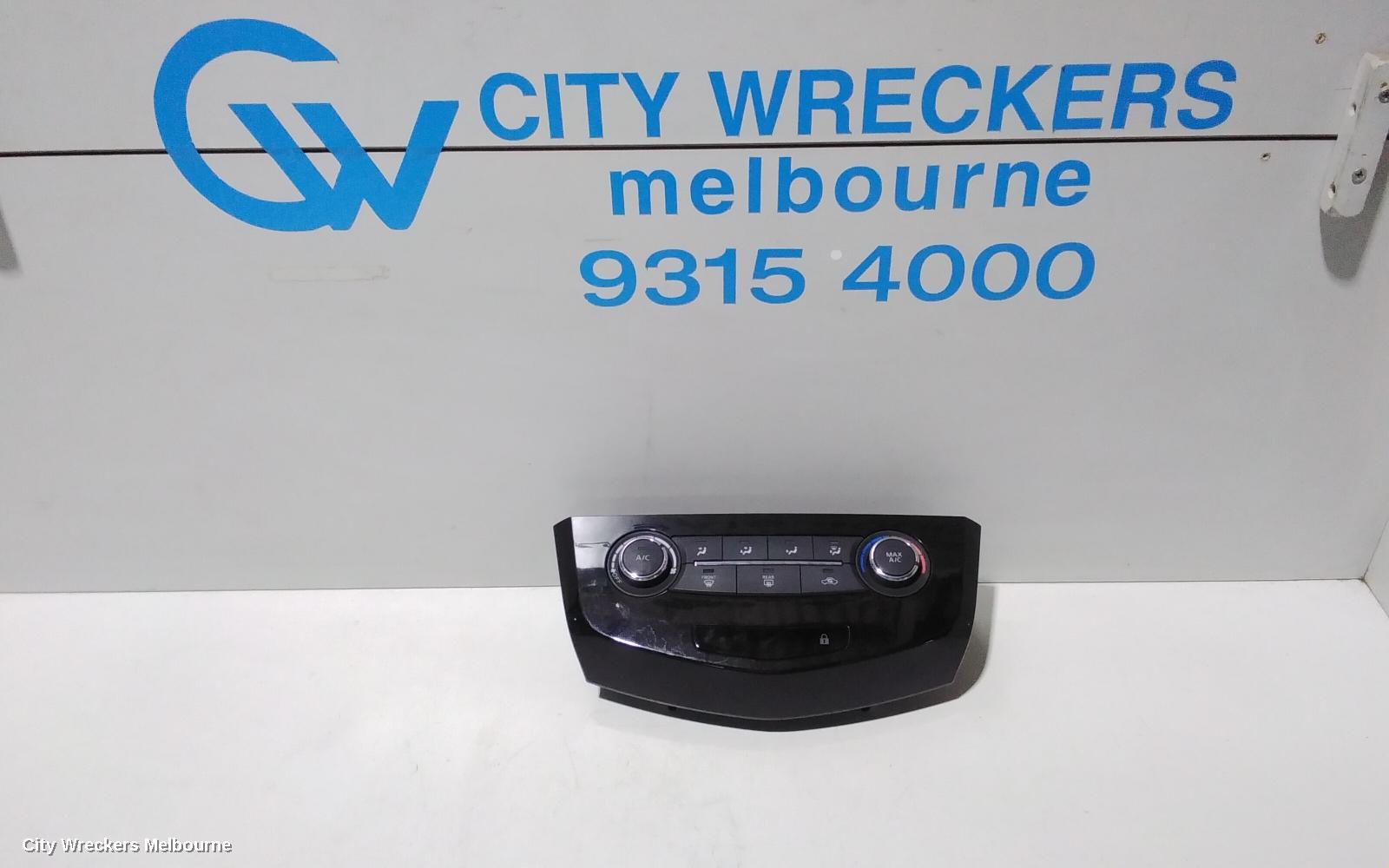 NISSAN QASHQAI HEATER/AC CONTROLS, J11, STANDARD TYPE, 06/2014 - 07/2021
