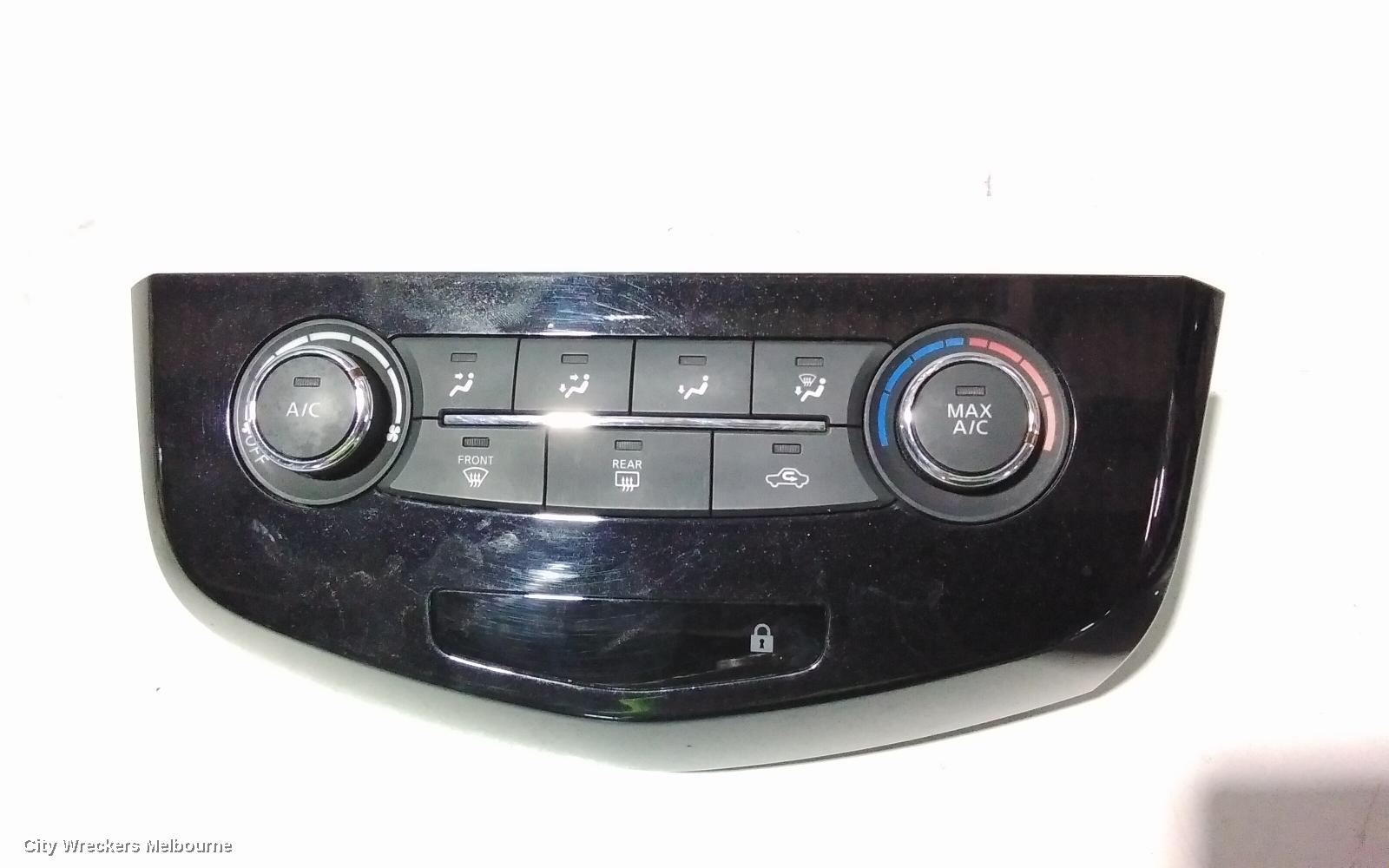 NISSAN QASHQAI HEATER/AC CONTROLS, J11, STANDARD TYPE, 06/2014 - 07/2021