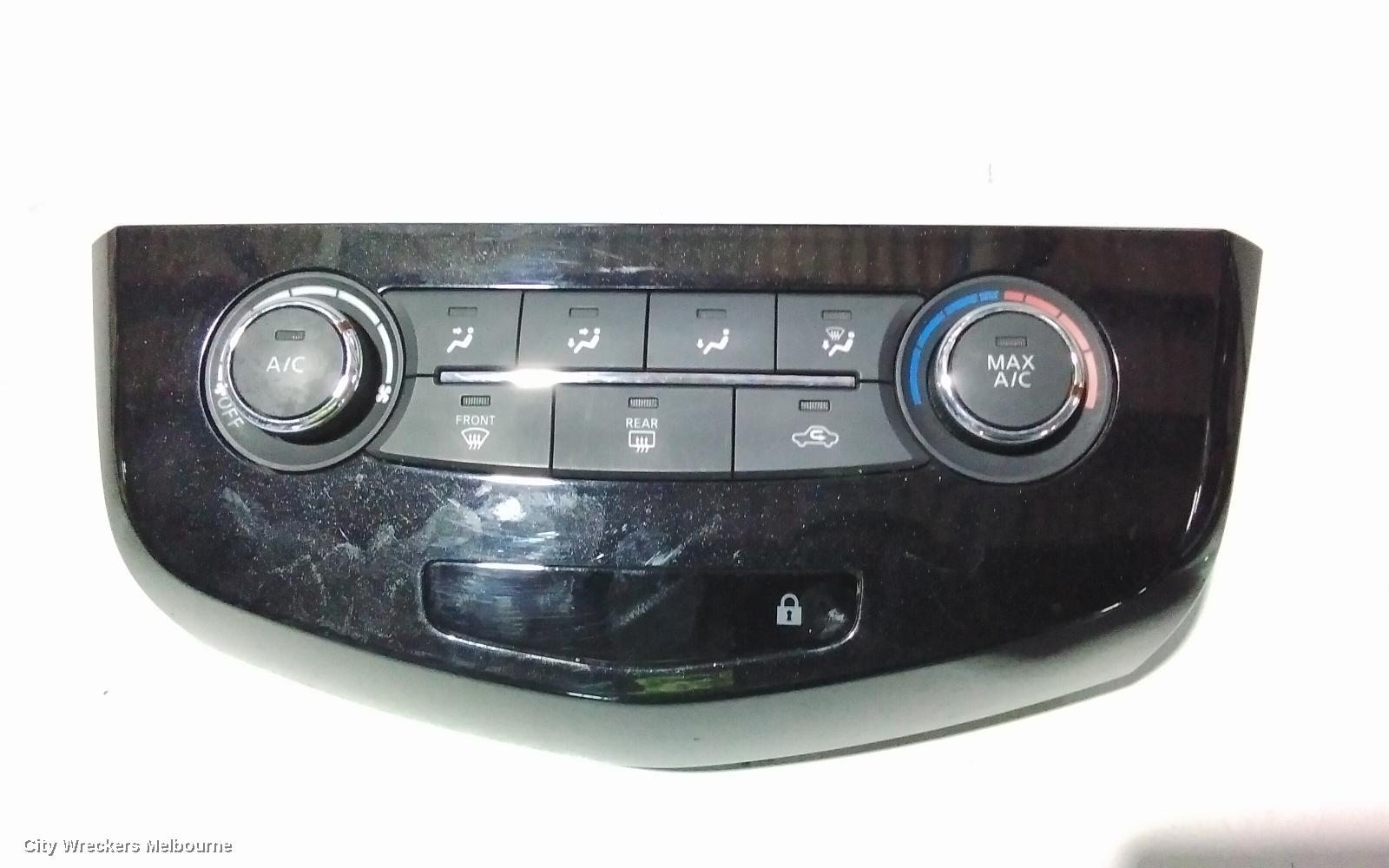 NISSAN QASHQAI HEATER/AC CONTROLS, J11, STANDARD TYPE, 06/2014 - 07/2021