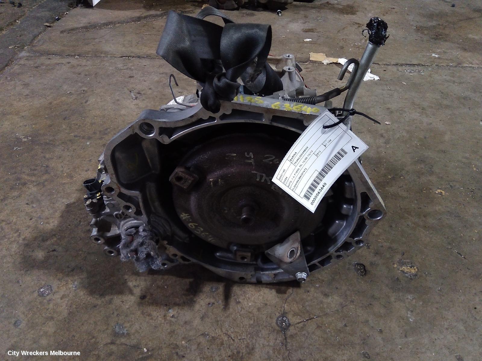 HOLDEN BARINA TRANS/GEARBOX, AUTO, 1.6, F16D3, TK, 12/2005 - 12/2012
