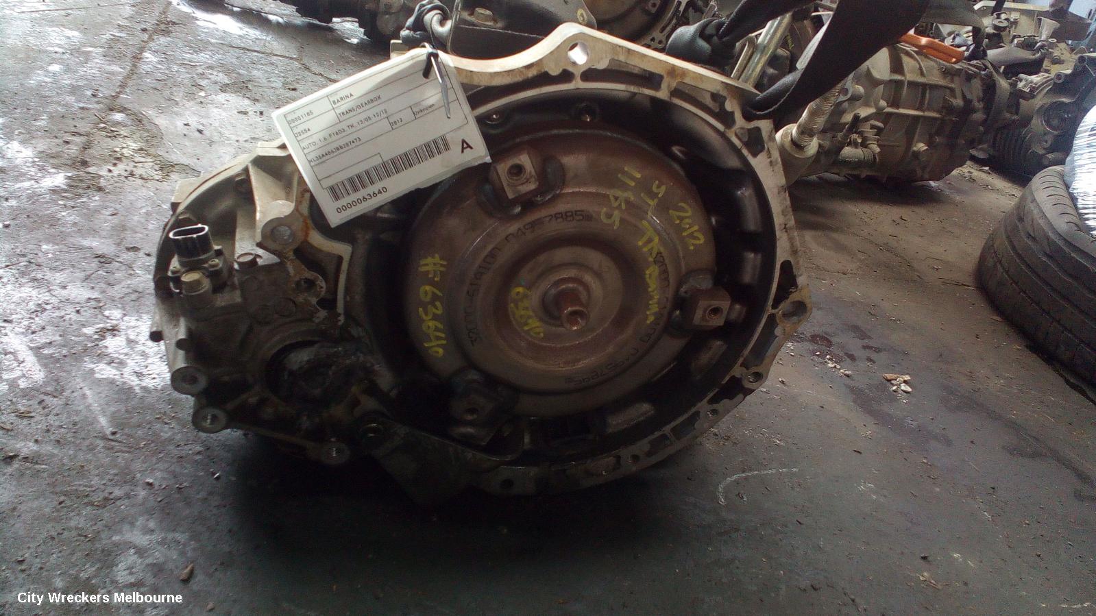 HOLDEN BARINA TRANS/GEARBOX, AUTO, 1.6, F16D3, TK, 12/2005 - 12/2012