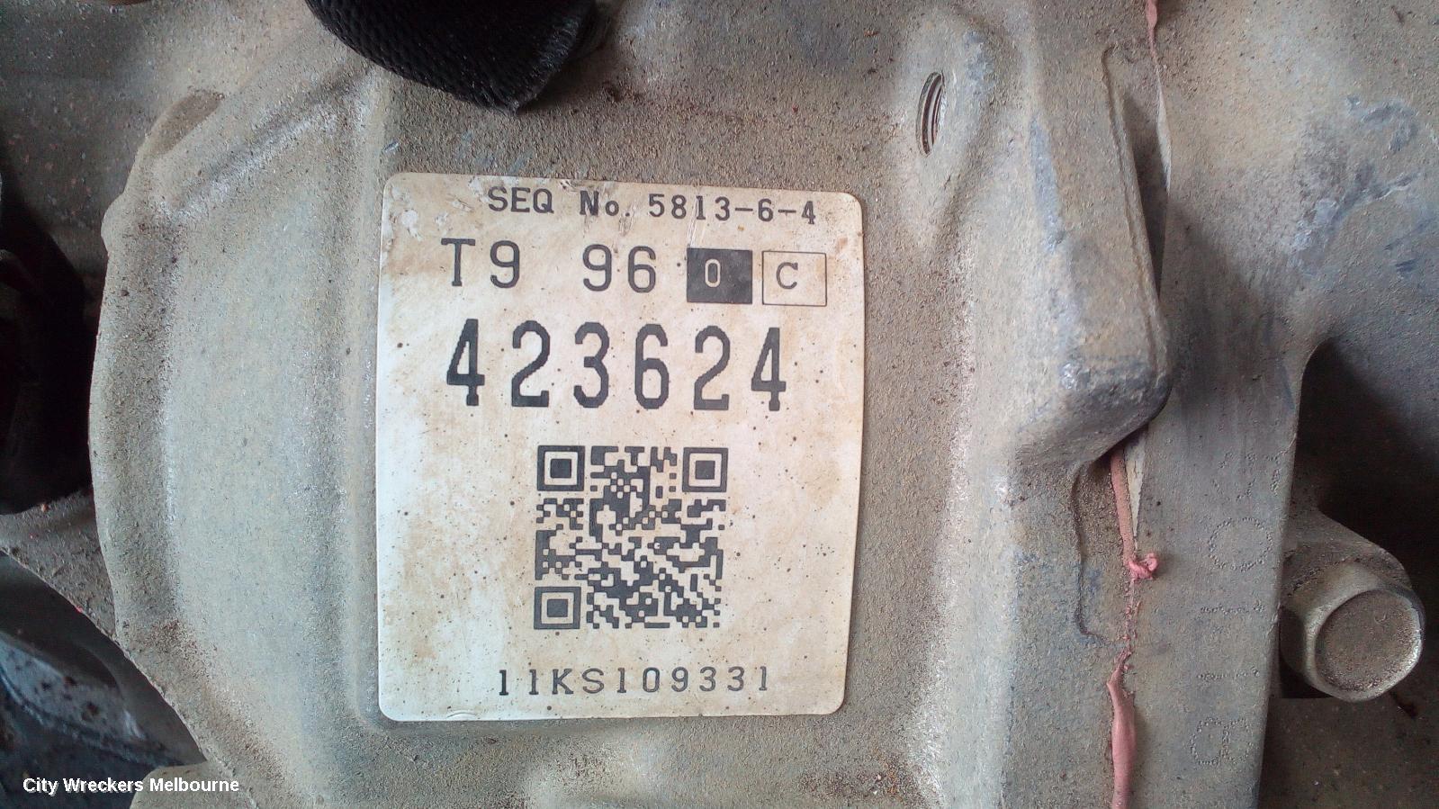 HOLDEN BARINA TRANS/GEARBOX, AUTO, 1.6, F16D3, TK, 12/2005 - 12/2012