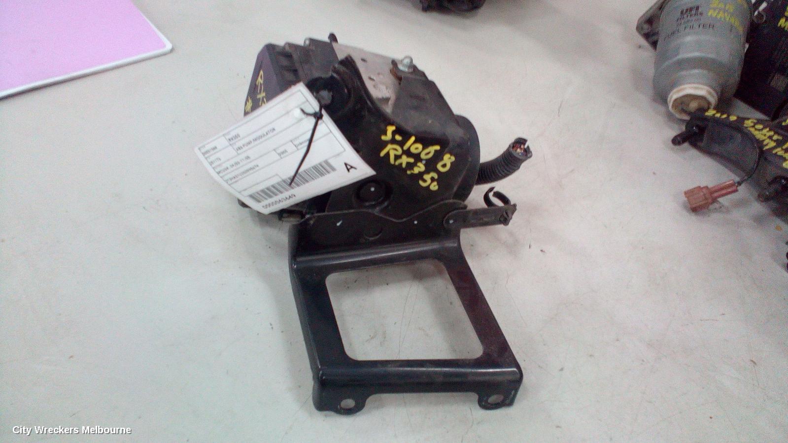 LEXUS RX SERIES ABS PUMP/MODULATOR, MCU3#, 04/2003 - 11/2005