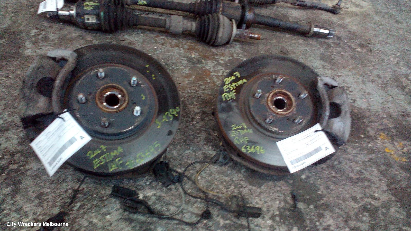 TOYOTA ESTIMA LEFT FRONT HUB ASSEMBLY, XR50, 05-19