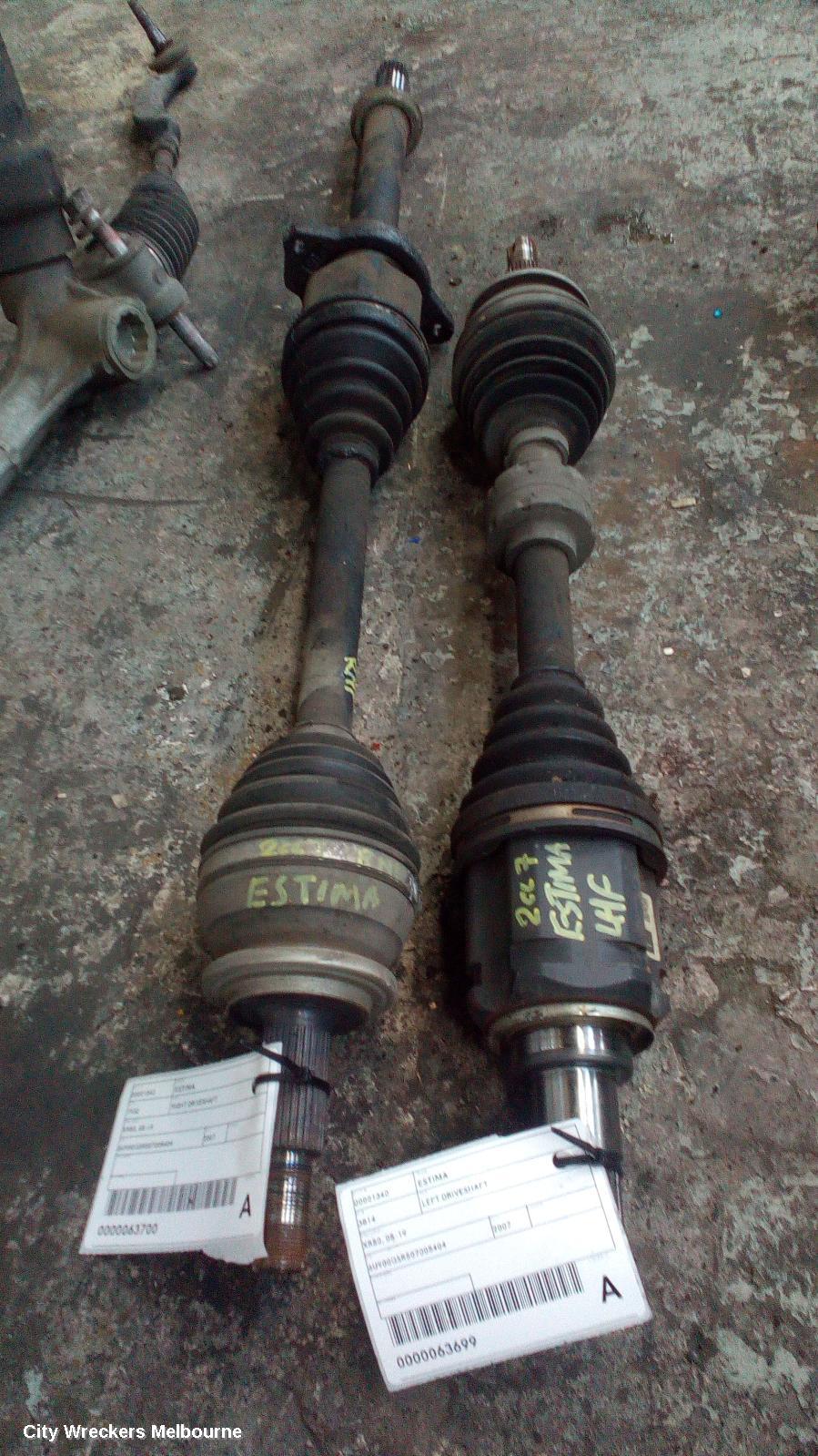 TOYOTA ESTIMA RIGHT DRIVESHAFT, XR50, 05-19