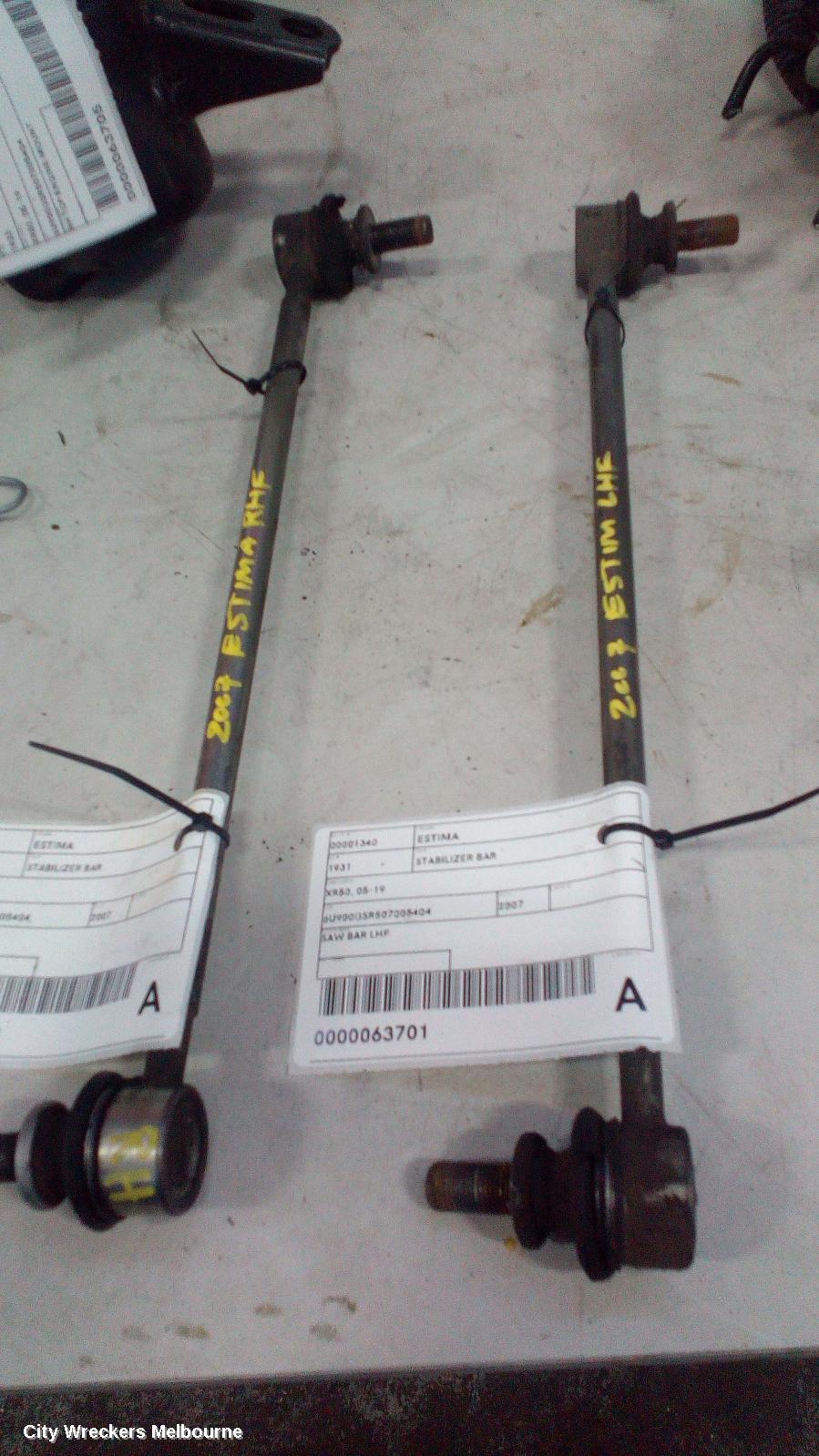 TOYOTA ESTIMA STABILISER BAR, XR50, 05-19