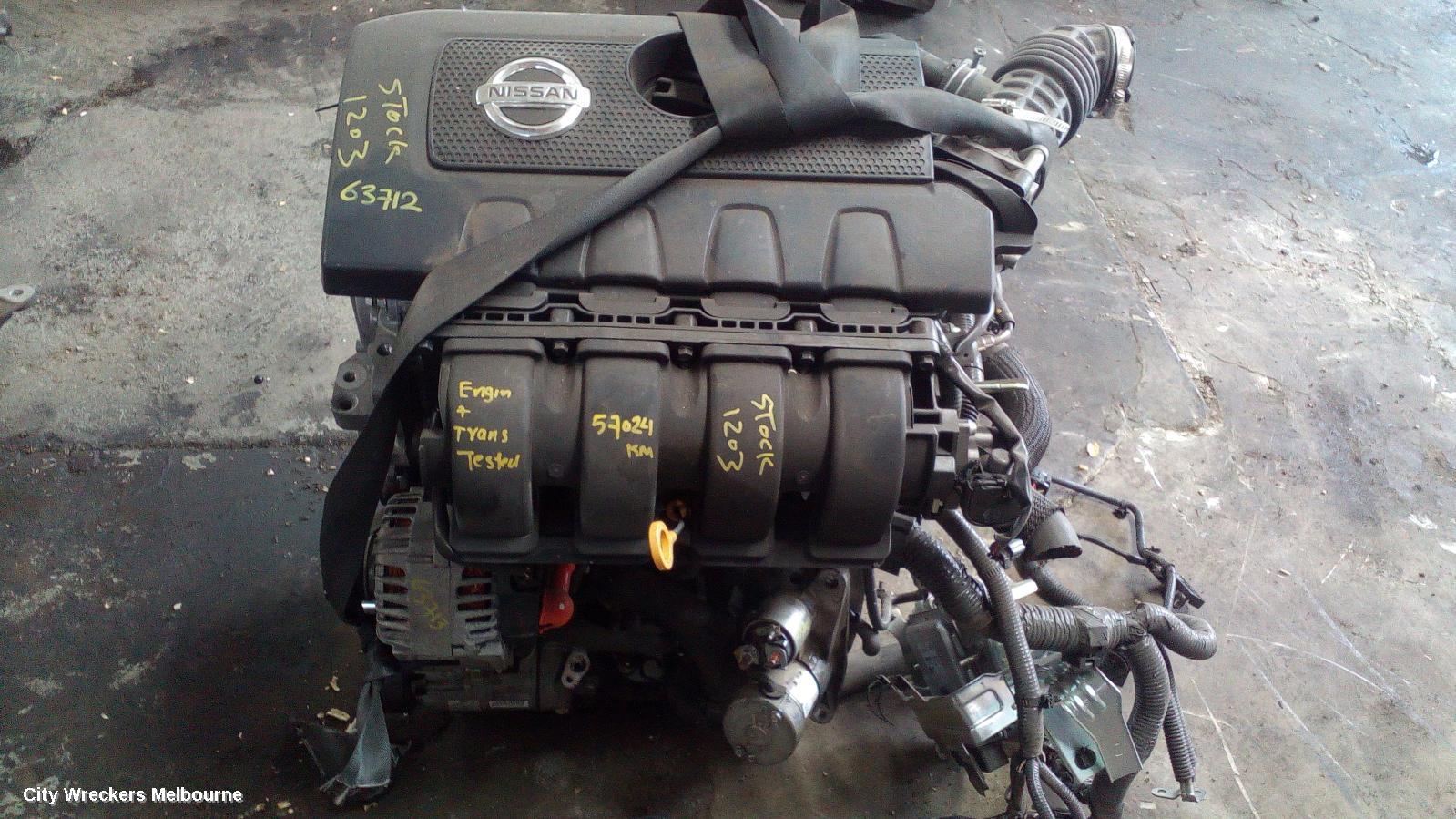 NISSAN PULSAR STARTER, PETROL, 1.8, MRA8DE, B17/C12, 12/2012 - 12/2017