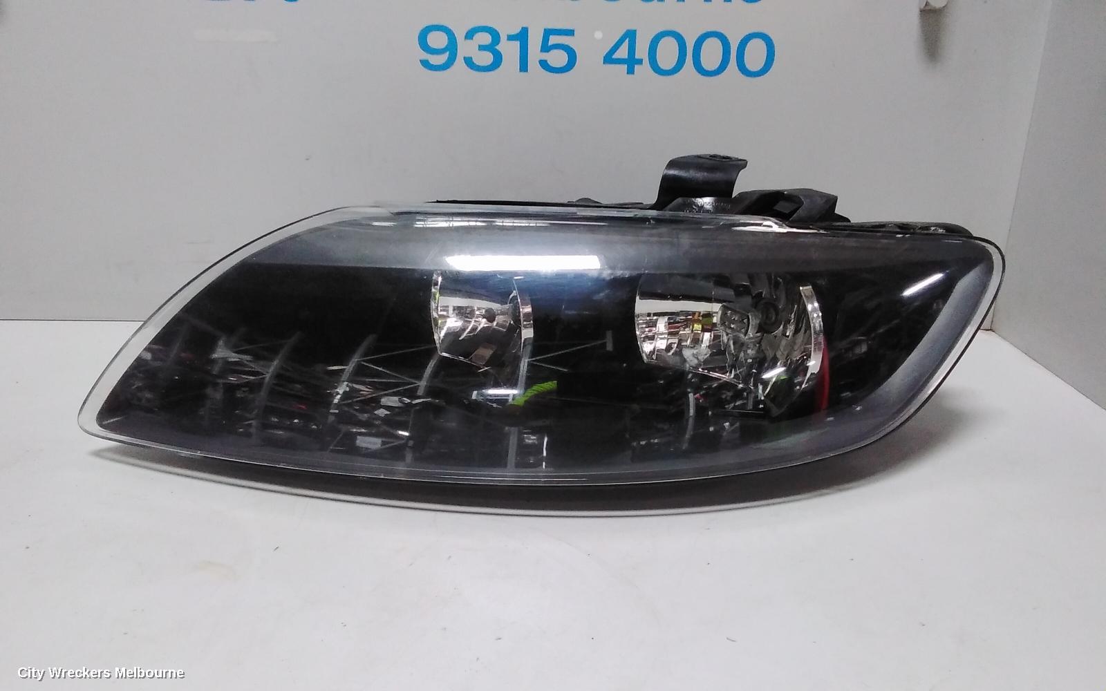 AUDI Q7 LEFT HEADLAMP, 4L, HALOGEN TYPE, 10/2009 - 08/2015