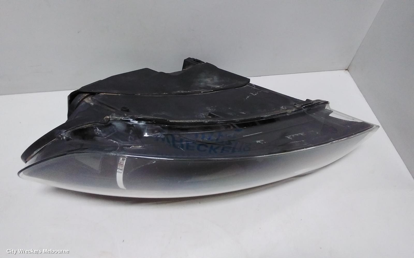 AUDI Q7 LEFT HEADLAMP, 4L, HALOGEN TYPE, 10/2009 - 08/2015
