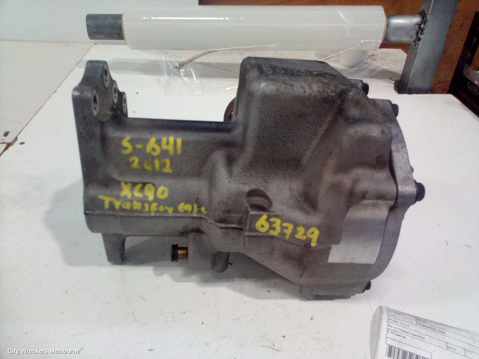 VOLVO XC90 TRANSFER CASE, AUTO, PETROL, 3.2, 6 SPEED, 03/2007 - 12/2014