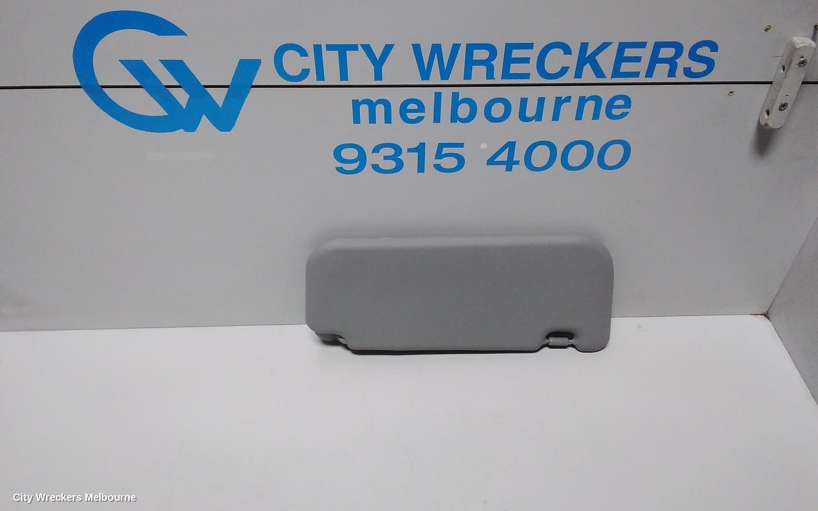 TOYOTA YARIS SUNVISOR, NCP9#, LH SIDE, NON MIRROR TYPE, 10/2005 - 06/2016
