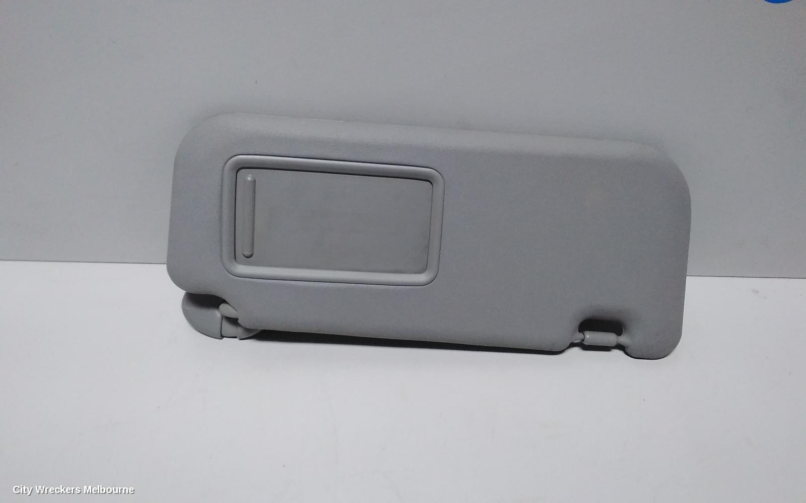 TOYOTA YARIS SUNVISOR, NCP9#, RH SIDE, NON MIRROR TYPE, 10/2005 - 06/2016