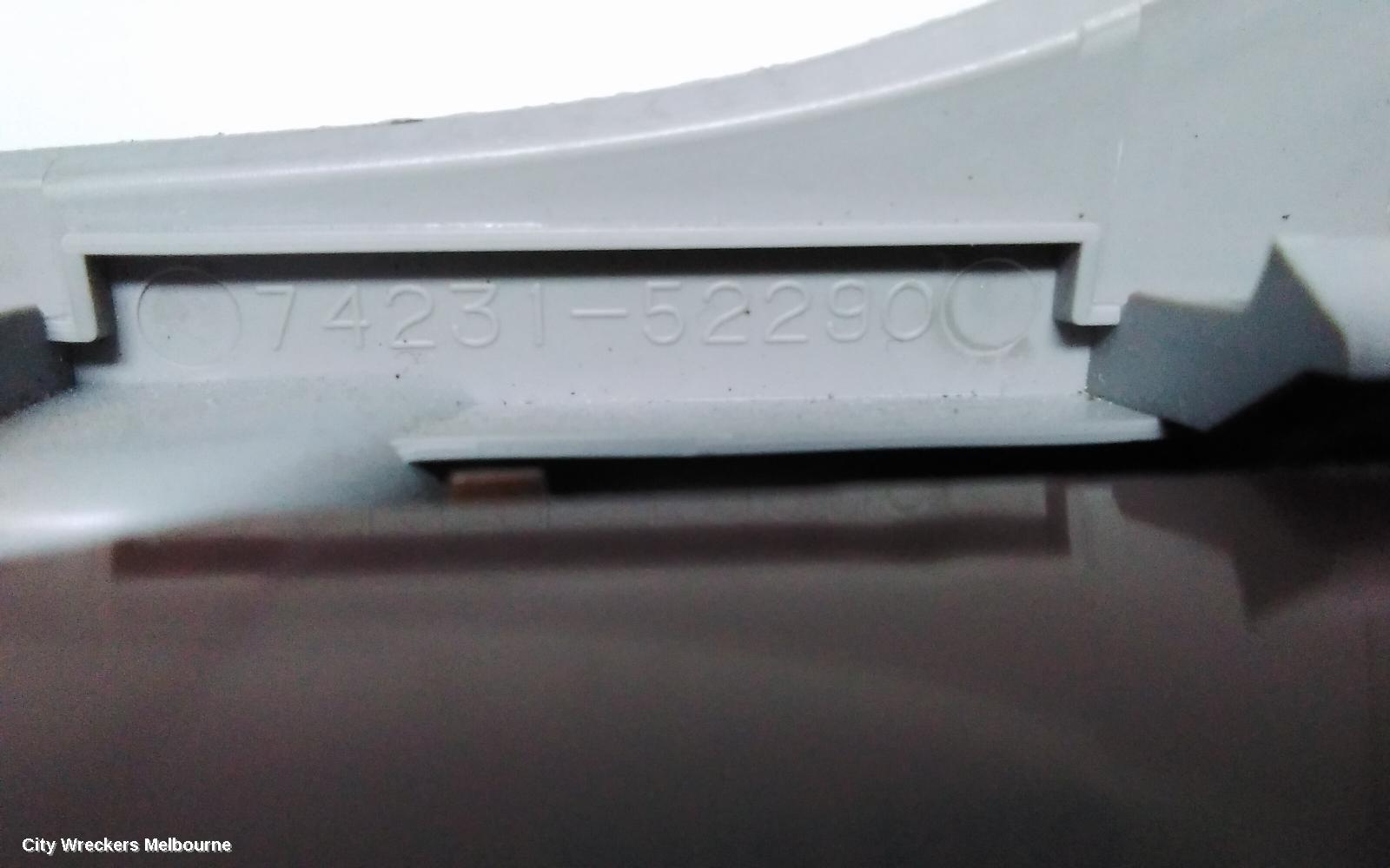 TOYOTA YARIS PWR DR WIND SWITCH, RH FRONT (MASTER SWITCH), 4 SWITCH TYPE, 5DR HATCH/SEDAN, NCP9#, 10/2005 ONWARDS