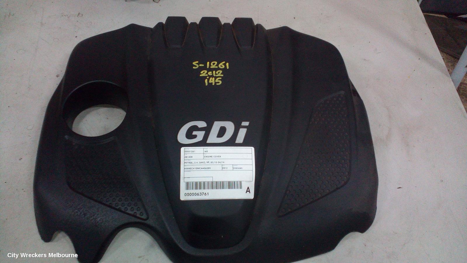 HYUNDAI I45 ENGINE COVER, PETROL, 2.4, G4KJ, YF, 02/2010 - 04/2014