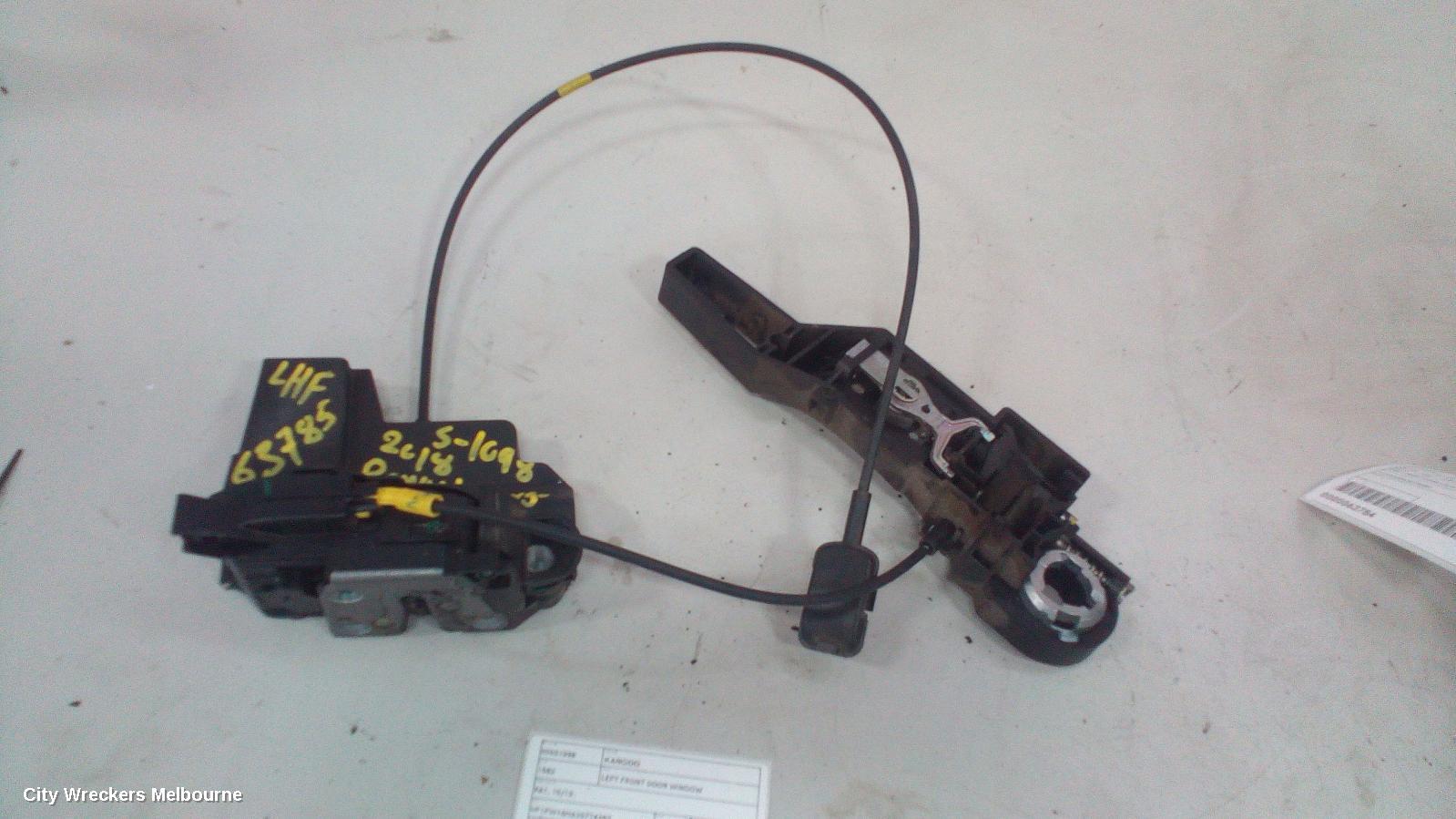 RENAULT KANGOO LEFT FRONT DOOR WINDOW, X61, 10/2010 - 02/2022