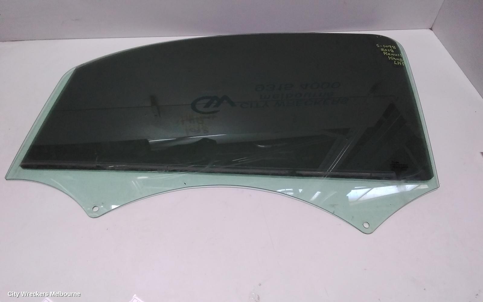 RENAULT KANGOO LEFT FRONT DOOR WINDOW, X61, 10/2010 - 02/2022