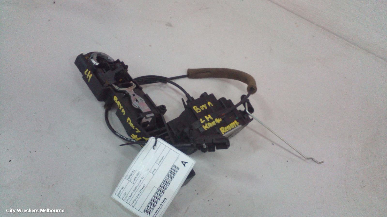 RENAULT KANGOO DOOR/BOOT/GATE LOCK, LEFT BARN DOOR LOCK, X61, 10/2010 ONWARDS