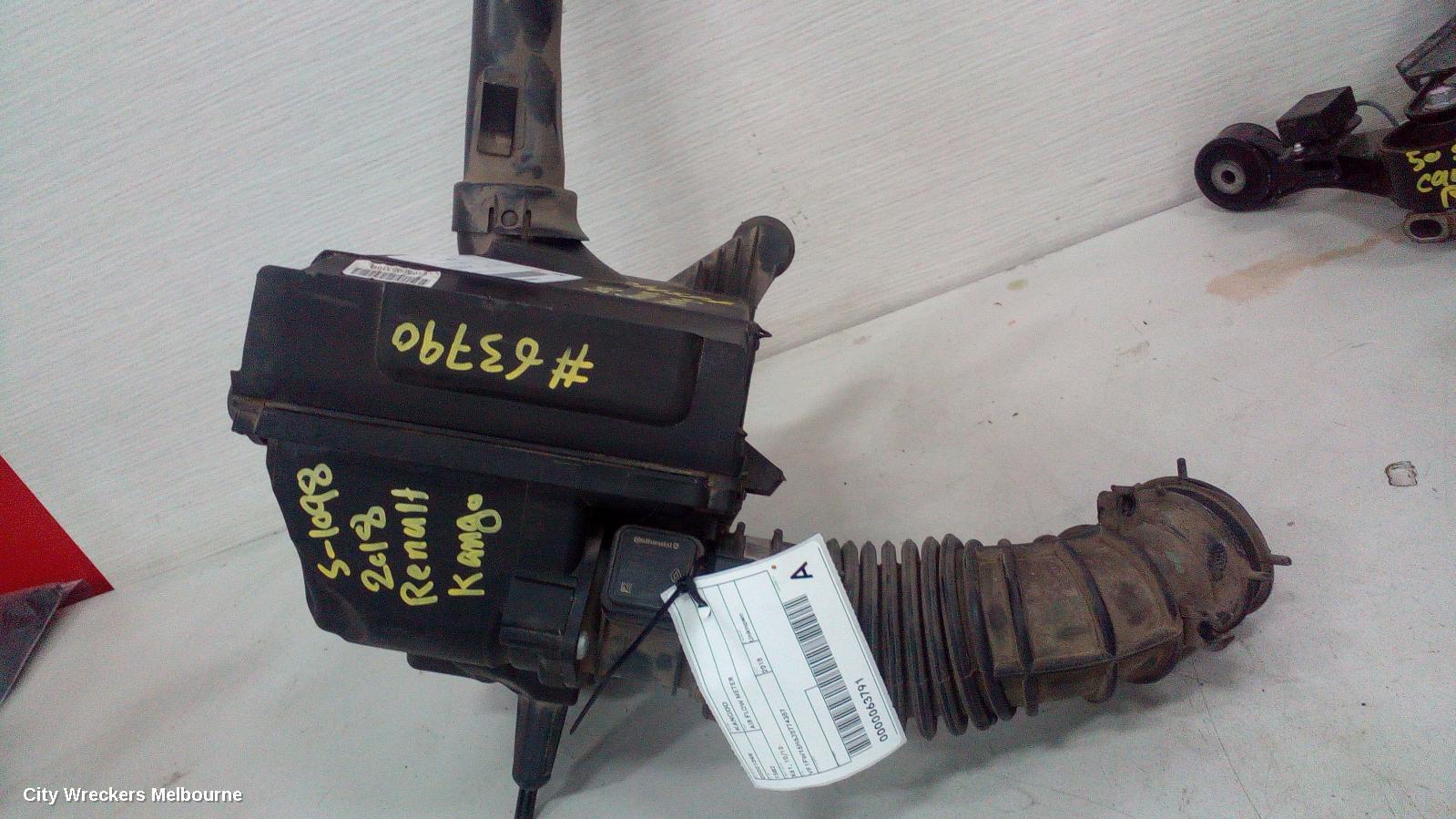 RENAULT KANGOO AIR FLOW METER, X61, 10/2010 - 02/2022