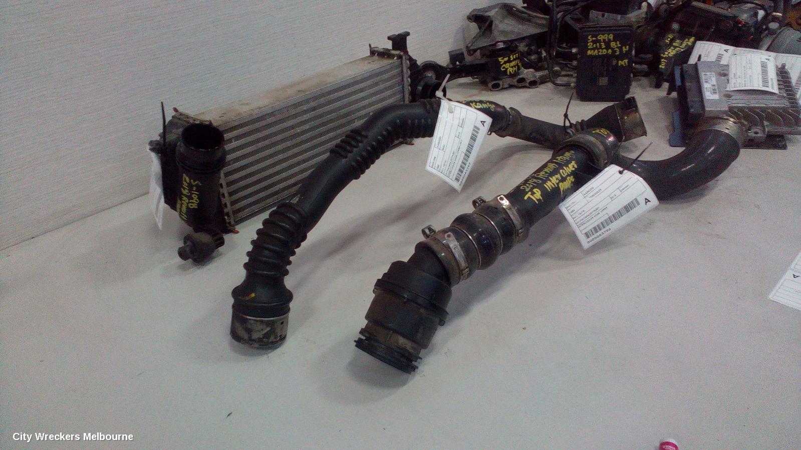 RENAULT KANGOO, X61, 10/2010 - 02/2022, INTERCOOLER HOSE LOWER ONLY: 63797