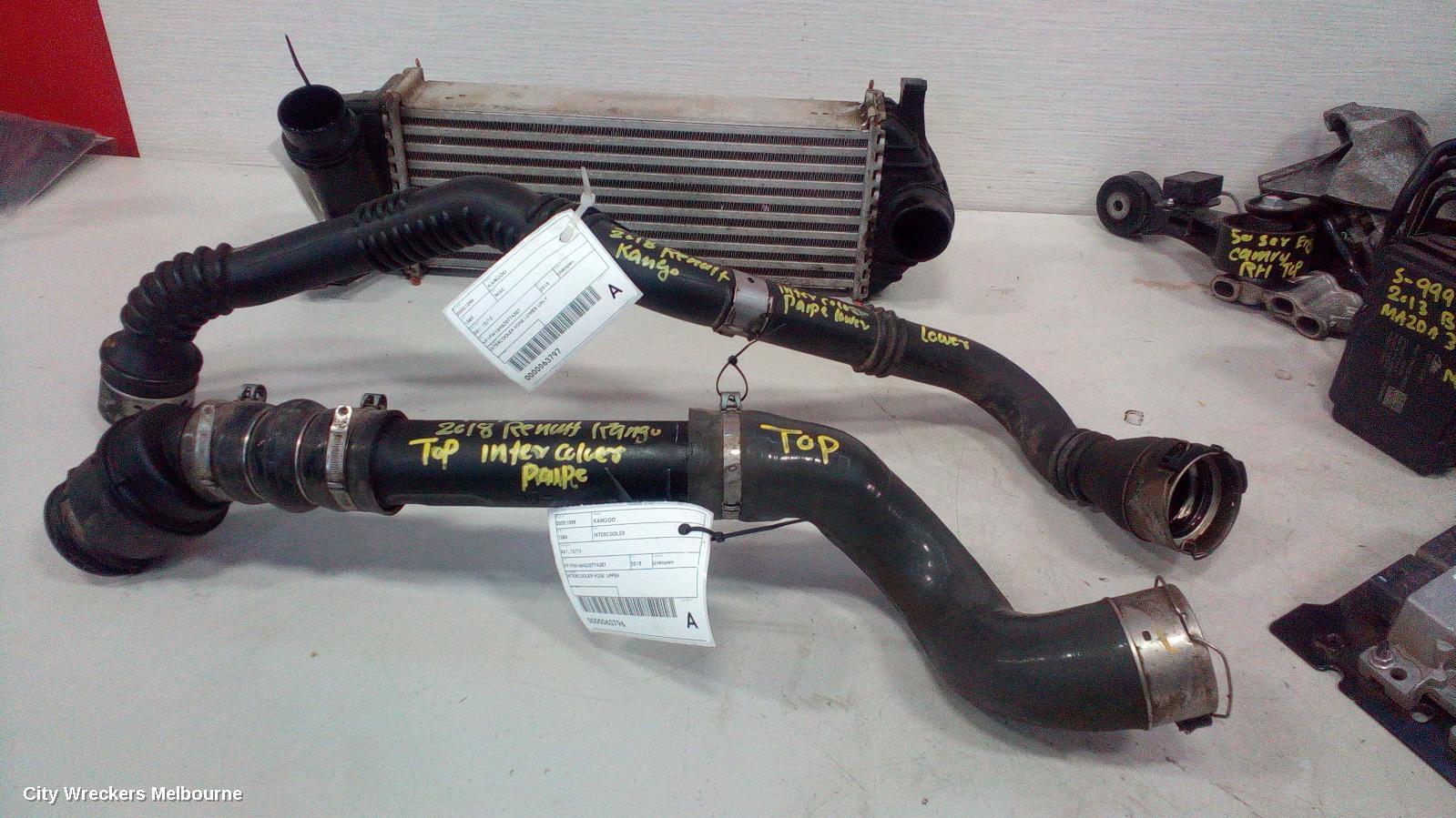 RENAULT KANGOO, X61, 10/2010 - 02/2022, INTERCOOLER HOSE LOWER ONLY: 63797