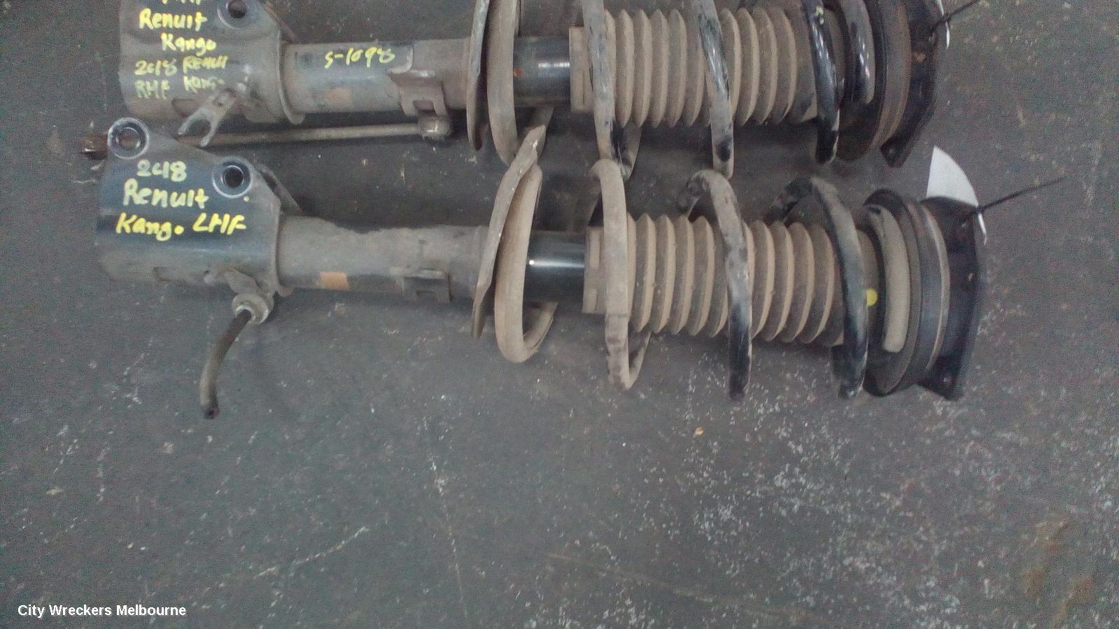 RENAULT KANGOO LEFT FRONT STRUT, DIESEL, 1.5, X61, 03/2013 ONWARDS