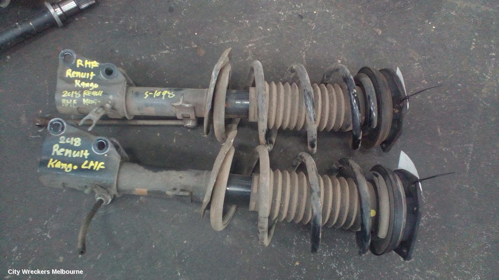 RENAULT KANGOO LEFT FRONT STRUT, DIESEL, 1.5, X61, 03/2013 ONWARDS