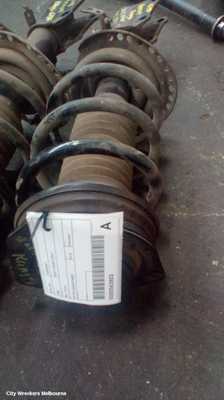 RENAULT KANGOO RIGHT FRONT STRUT, DIESEL, 1.5, X61, 03/2013 ONWARDS