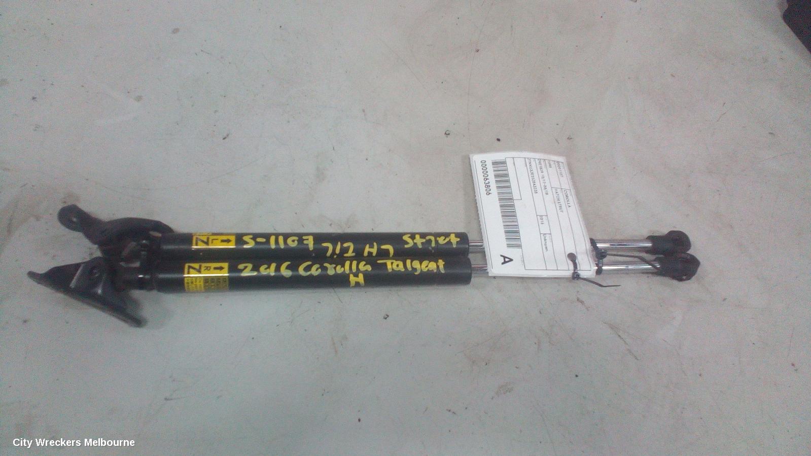 TOYOTA COROLLA HATCH STRUT, ZRE182R 10/2012 - 06/2018