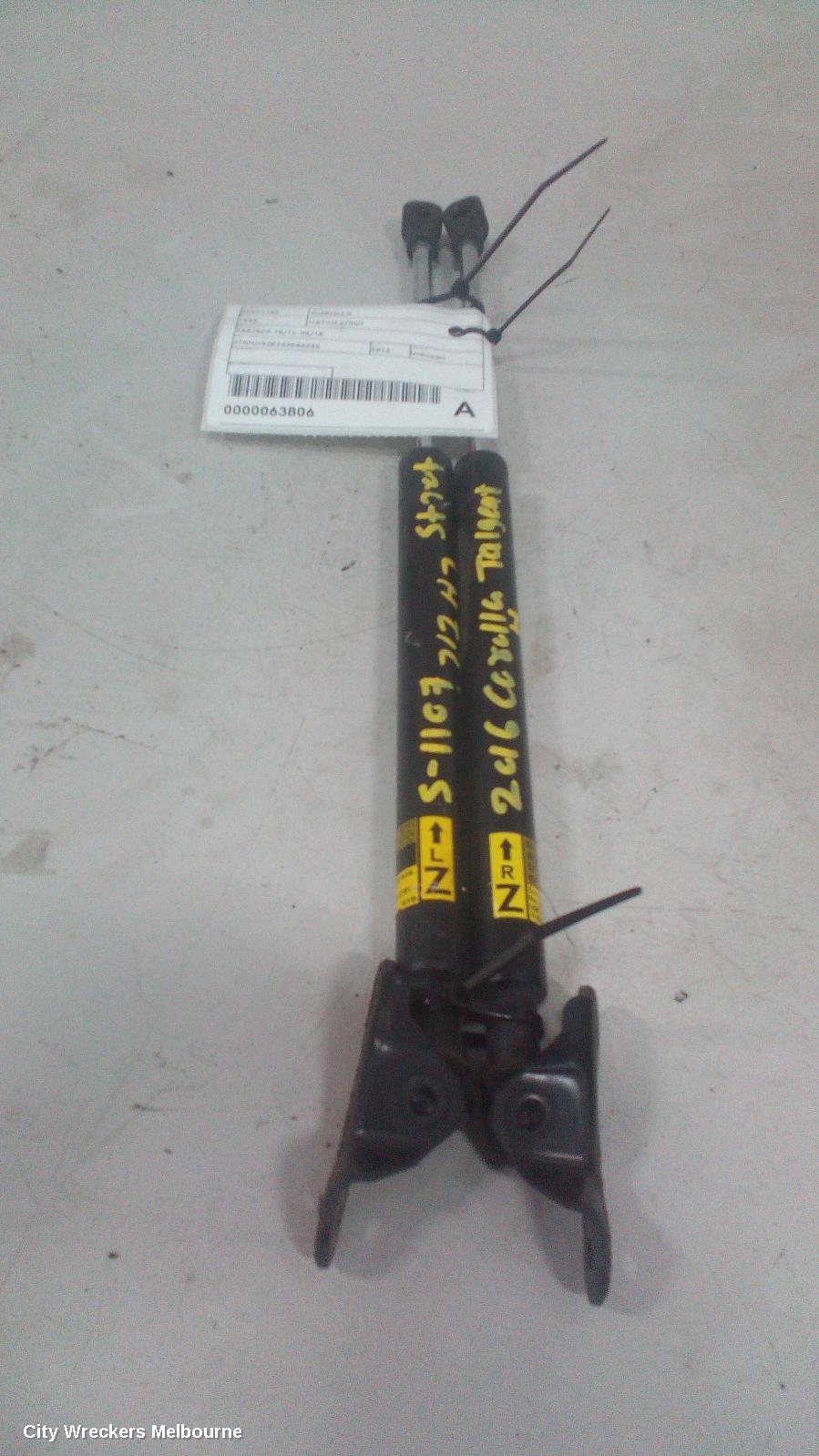 TOYOTA COROLLA HATCH STRUT, ZRE182R 10/2012 - 06/2018