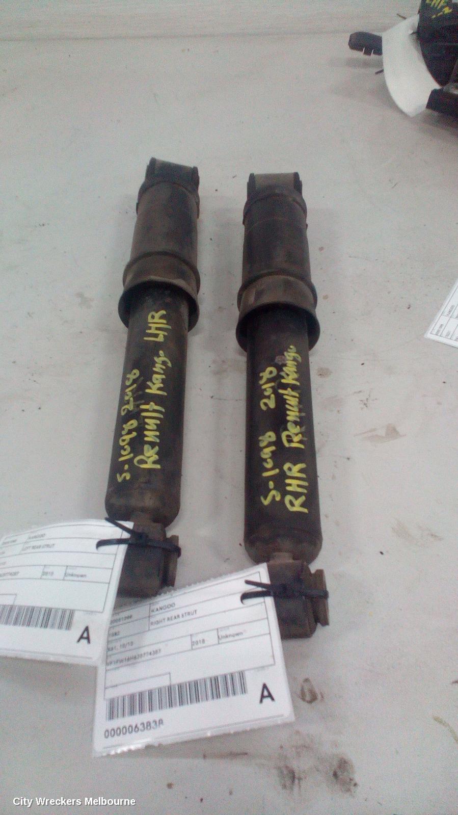 RENAULT KANGOO LEFT REAR STRUT, X61, 10/2010 - 02/2022