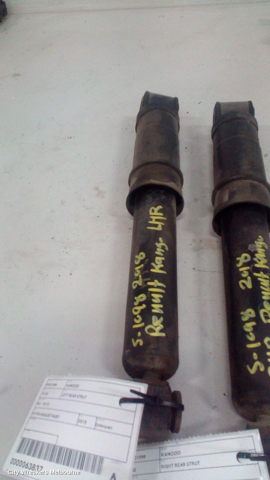 RENAULT KANGOO LEFT REAR STRUT, X61, 10/2010 - 02/2022