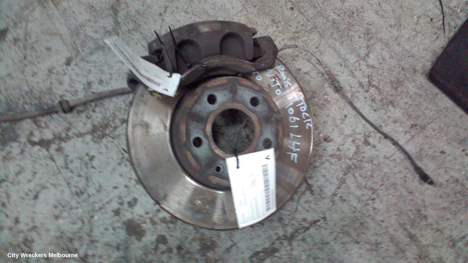 MERCEDES VITO CALIPER, LH FRONT, BREMBO TYPE, 639, 05/2004 - 02/2015