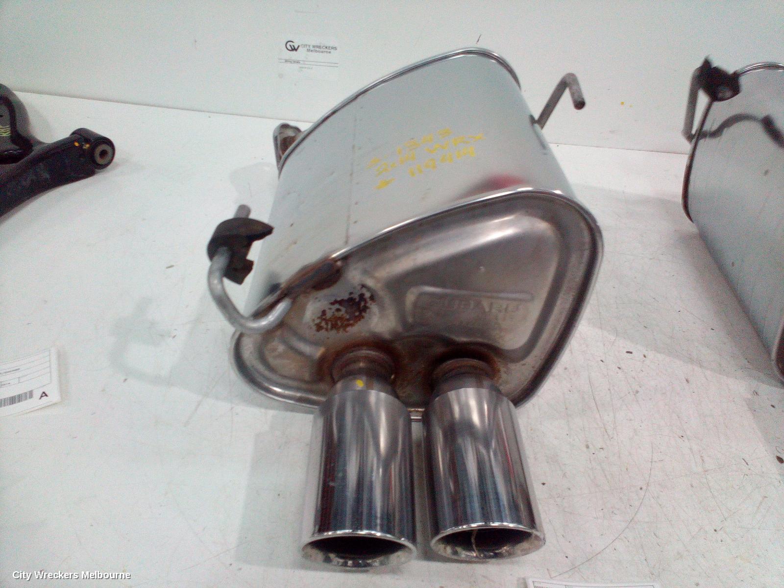 SUBARU WRX EXHAUST SYSTEM, V1, 03/2014 - 10/2021