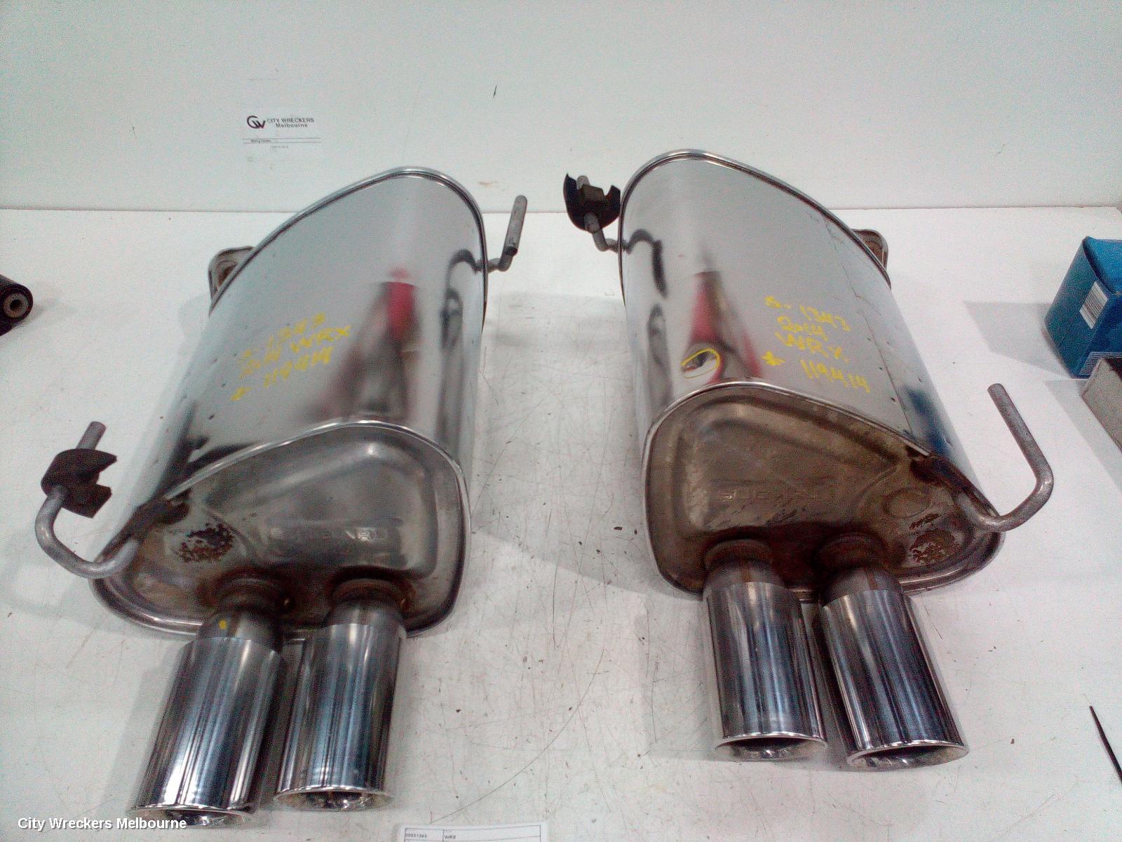 SUBARU WRX EXHAUST SYSTEM, V1, 03/2014 - 10/2021