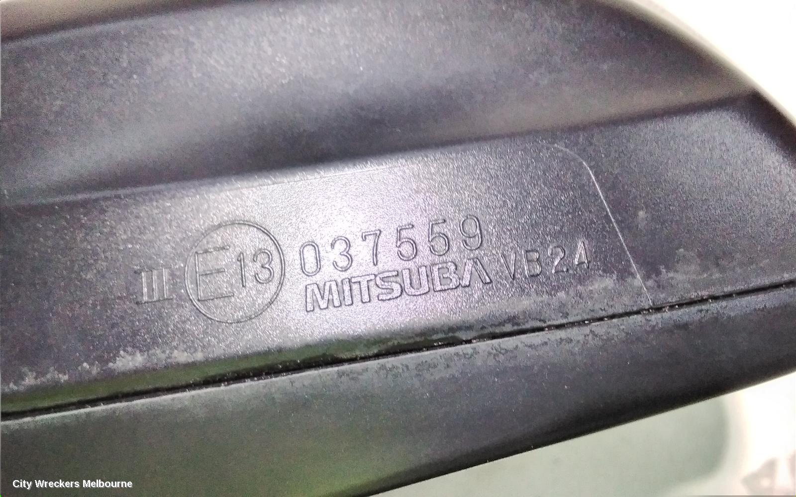 SUBARU WRX LEFT DOOR MIRROR, V1, MANUAL FOLDING, NON HEATED, NON CAMERA TYPE, 03/2014 - 11/2021