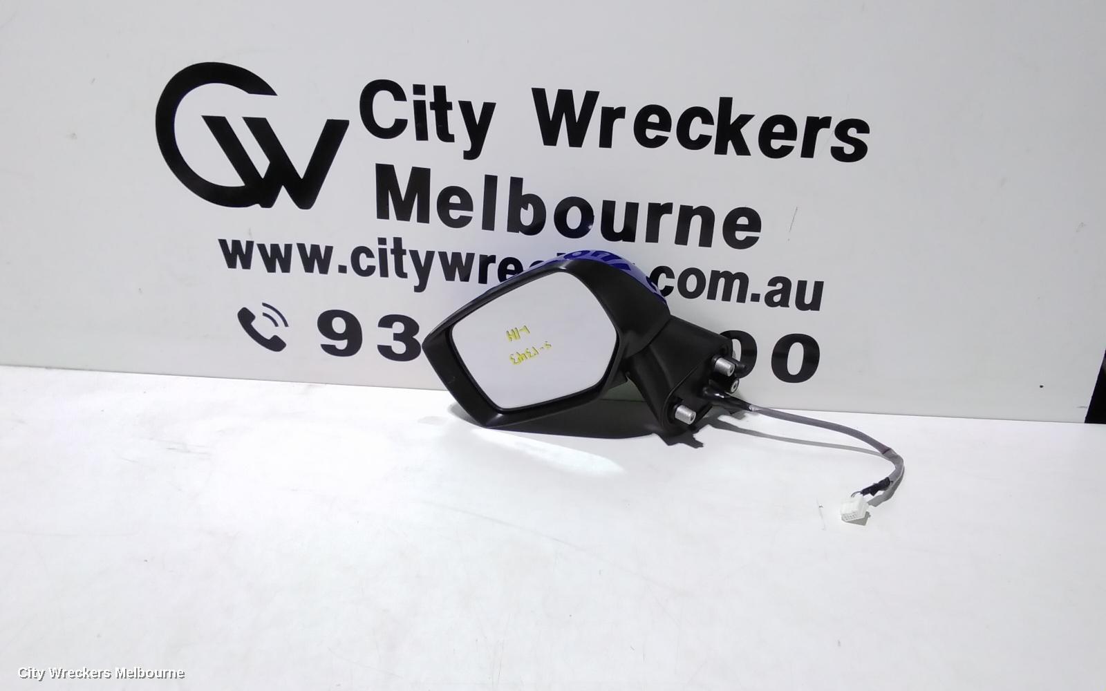 SUBARU WRX LEFT DOOR MIRROR, V1, MANUAL FOLDING, NON HEATED, NON CAMERA TYPE, 03/2014 - 11/2021