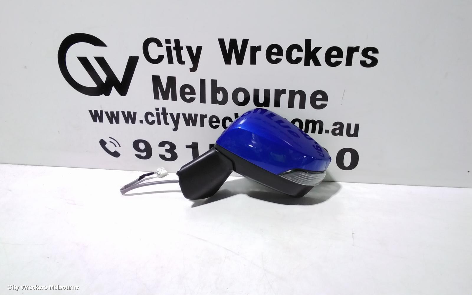 SUBARU WRX LEFT DOOR MIRROR, V1, MANUAL FOLDING, NON HEATED, NON CAMERA TYPE, 03/2014 - 11/2021