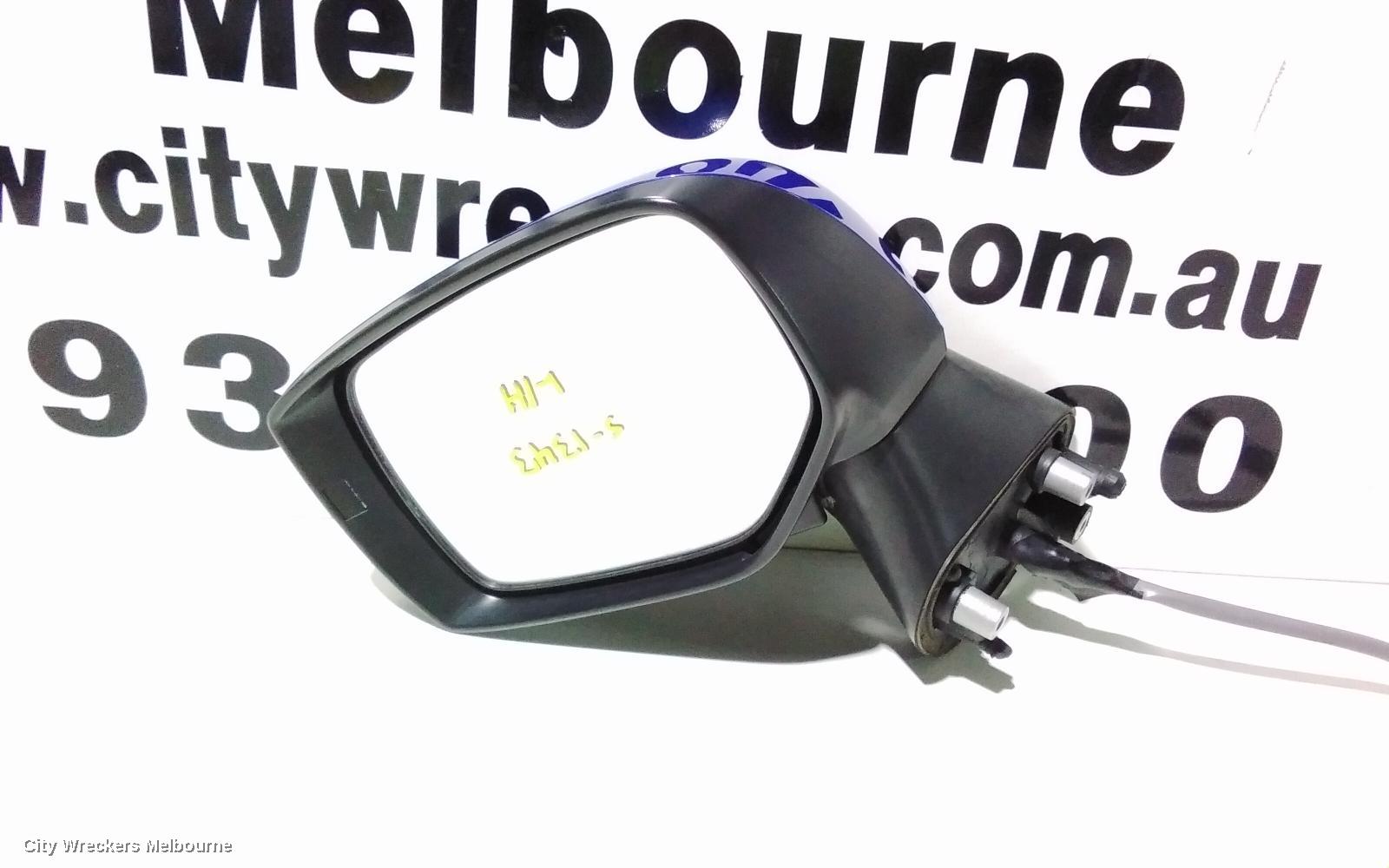 SUBARU WRX LEFT DOOR MIRROR, V1, MANUAL FOLDING, NON HEATED, NON CAMERA TYPE, 03/2014 - 11/2021
