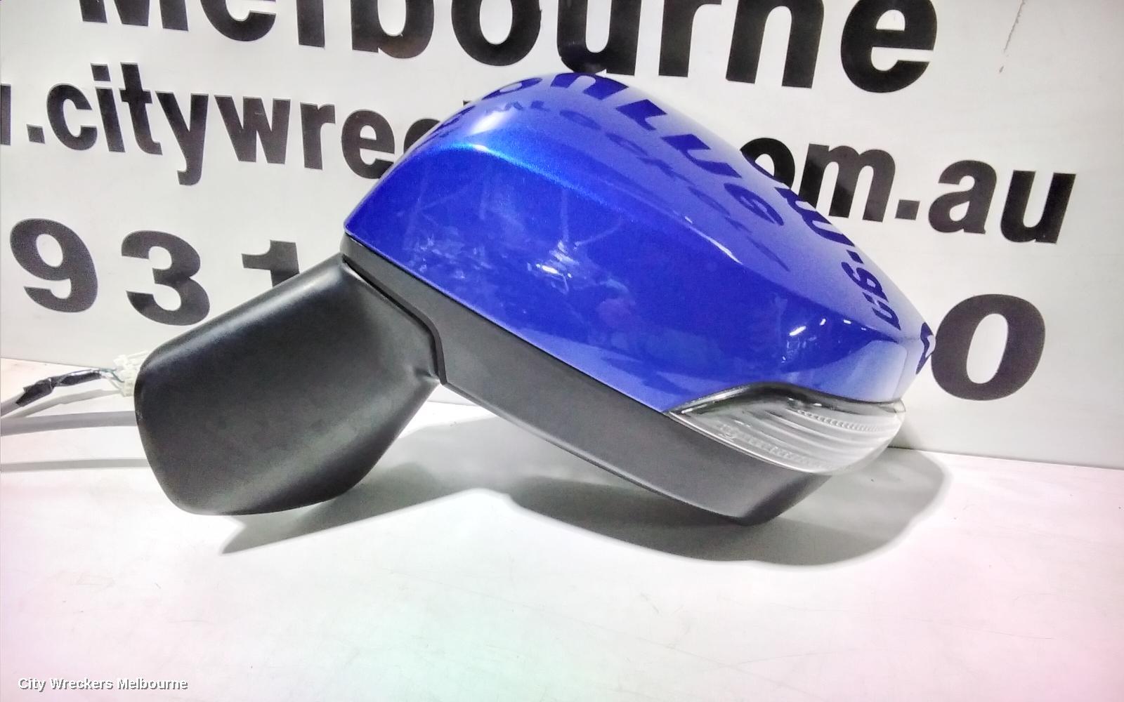 SUBARU WRX LEFT DOOR MIRROR, V1, MANUAL FOLDING, NON HEATED, NON CAMERA TYPE, 03/2014 - 11/2021