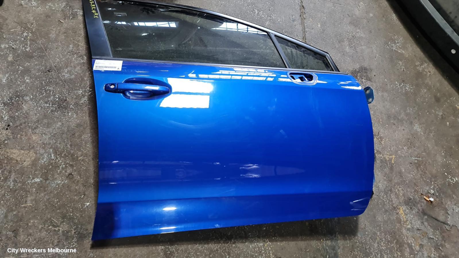 SUBARU WRX RIGHT FRONT DOOR, V1, 03/2014 - 10/2021