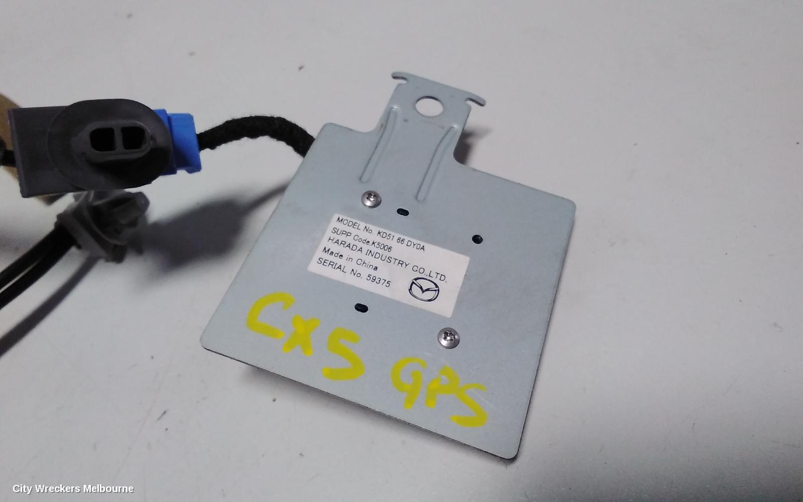 MAZDA CX5 RADIO/CD/DVD/SAT/TV, SAT NAV, NON TOUCHSCREEN TYPE, KE, 02/2012 - 12/2016