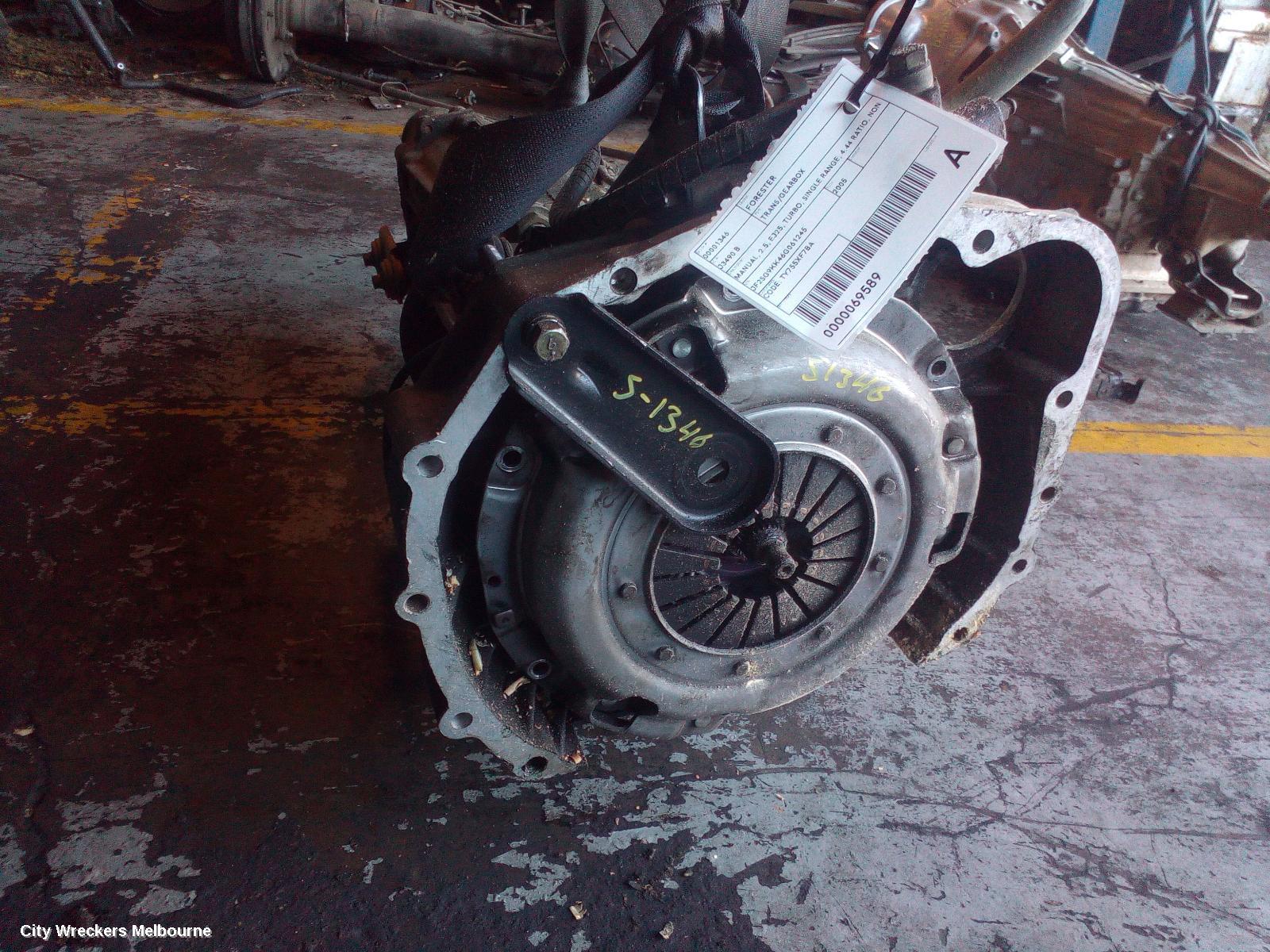 SUBARU FORESTER TRANS/GEARBOX, MANUAL, PETROL, 2.5, EJ25, NON TURBO, DUAL RANGE TYPE, 06/2005 - 02/2008