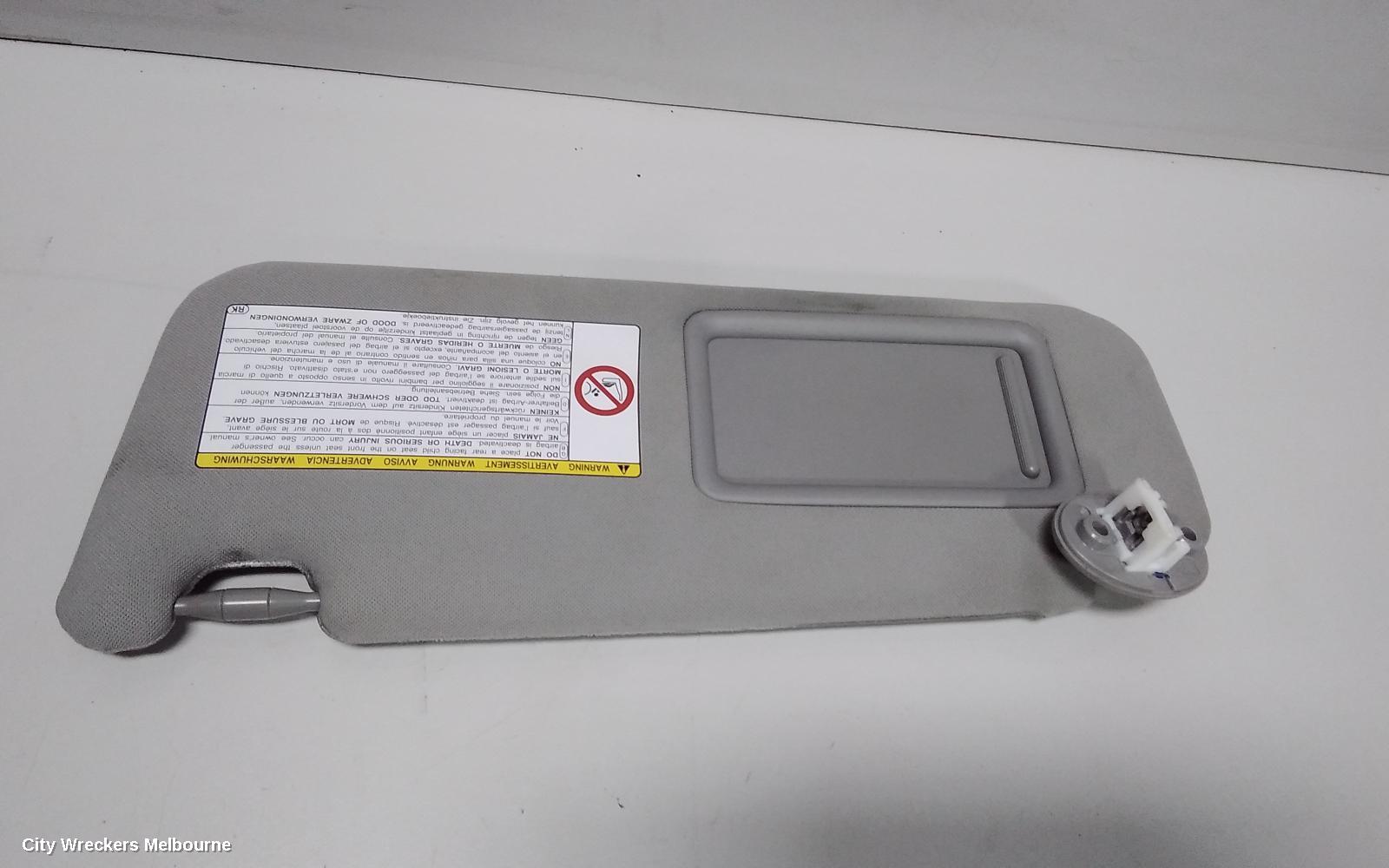 TOYOTA CAMRY SUNVISOR, ASV50/AVV50, LH SIDE, NON LAMP TYPE, 12/2011 - 10/2017