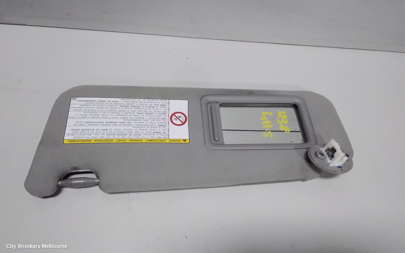 TOYOTA CAMRY SUNVISOR, ASV50/AVV50, LH SIDE, NON LAMP TYPE, 12/2011 - 10/2017