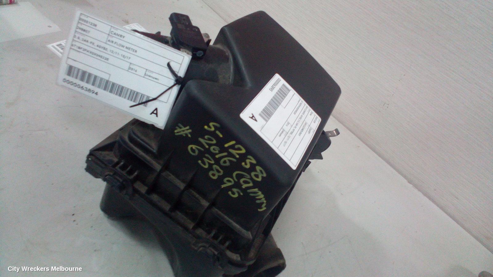 TOYOTA CAMRY AIR FLOW METER, 2.5, 2AR-FE, ASV50, 12/2011 - 10/2017
